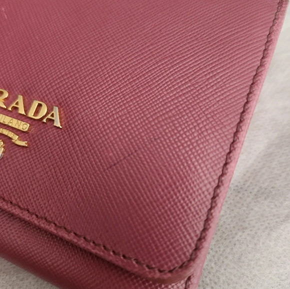 Prada Amethyst Dark Pink Compact Wallet - Picture 4 of 13